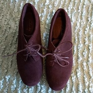 Clarks Shoes - Clarks Brown Suede Booties Clarks Shoes - Clarks Brown Suede Booties